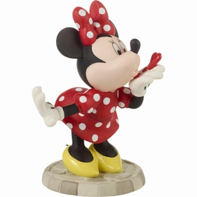 Precious Moments Do What Makes You Happy Disney Minnie Mouse Figurine Decorative Mirror,Home Decor Mirror