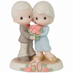 Precious Moments Fifty Golden Years Together Figurine Decorative Mirror,Home Decor Mirror