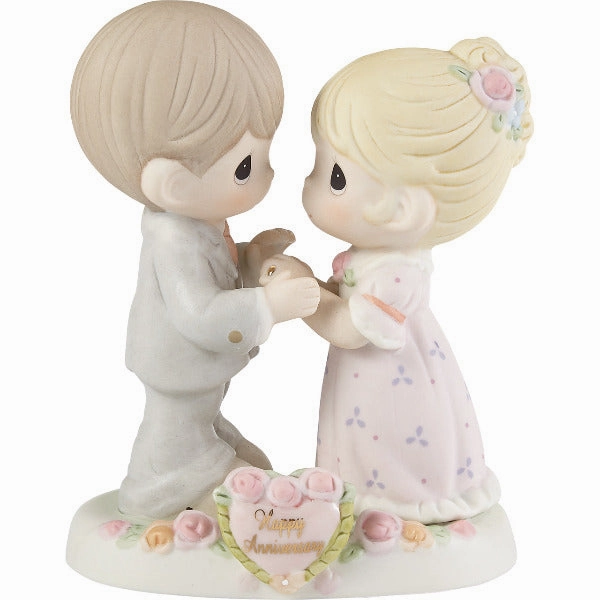 Precious Moments Gen Anniversary Couple Figurine Our Love Was Meant To Be Decorative Mirror,Home Decor Mirror
