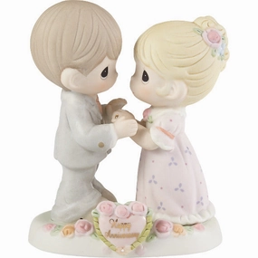 Precious Moments Gen Anniversary Couple Figurine Our Love Was Meant To Be Decorative Mirror,Home Decor Mirror