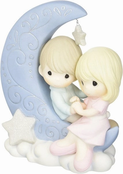 Precious Moments I Love You To The Moon And Back Figurine Decorative Mirror,Home Decor Mirror