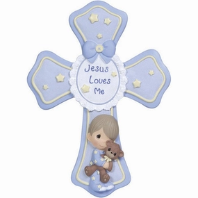 Precious Moments Jesus Loves Me  Cross With Stand Boy Decorative Mirror,Home Decor Mirror