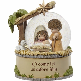 Precious Moments O Come Let Us Adore Him Snow Globe Decorative Mirror,Home Decor Mirror