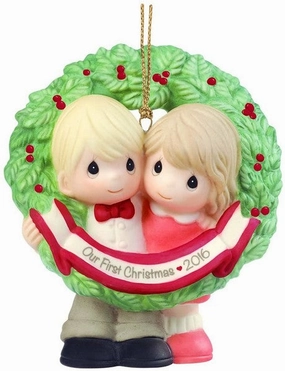 Precious Moments Our First Christmas Together 2016 Ornament Decorative Mirror,Home Decor Mirror