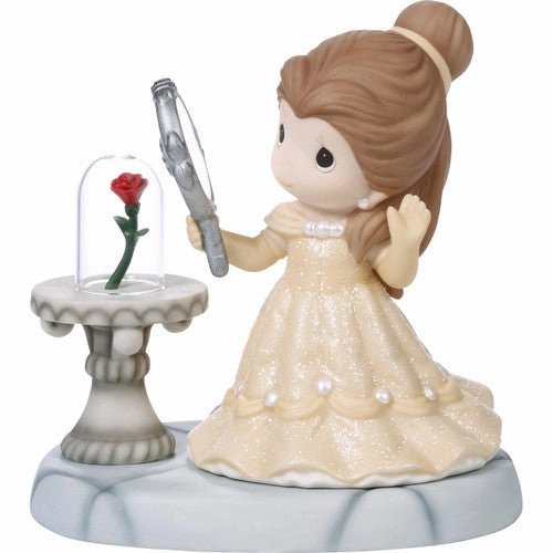 Precious Moments Your Beauty Brings The Magic Disney Belle Figurine Decorative Mirror,Home Decor Mirror