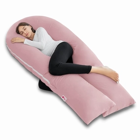 Pregnancy Pillow, Cooling Silky Pregnancy Pillows, 65" U Shaped Full Body Maternity Pillow, with Washable Jersey Cotton Cover pillows,bed pillow,sleeping cushion