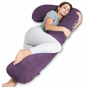Pregnancy Pillow for Sleeping, L Shaped Body Pillow for Side Sleeping, Detachable Pregnancy Pillow with Full Body Support pillows,bed pillow,sleeping cushion