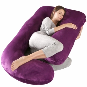 Pregnancy Pillows for Sleeping,Full Body Pillow for Pregnancy Women with Removable Cover,Support for Back,Must Have pillows,bed pillow,sleeping cushion