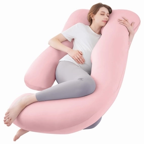 Pregnancy Pillows, U Shaped Body Pillow Pregnancy Must Haves, Maternity Pillow, 59'' Full Pregnant Pillow with Removable Cover pillows,bed pillow,sleeping cushion