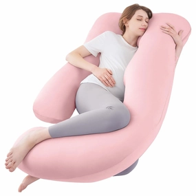 Pregnancy Pillows, U Shaped Body Pillow Pregnancy Must Haves, Maternity Pillow, 60'' Full Pregnant Pillow with Removable Cover pillows,bed pillow,sleeping cushion