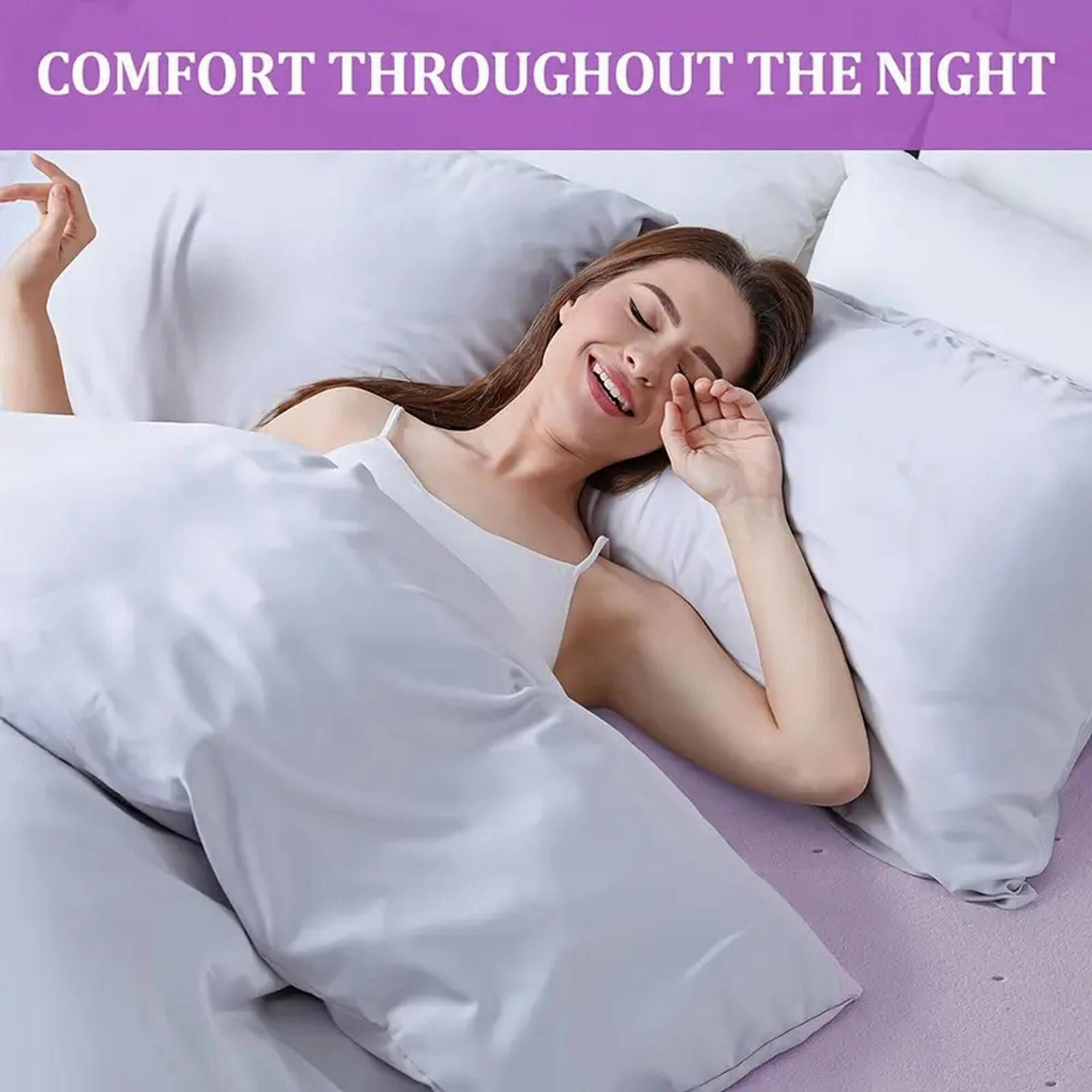 Premium Firm Memory Foam Mattress Topper With Ventilated Design