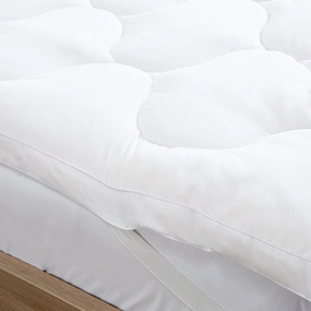 Premium Ultra Soft Comfortable 2" Mattress Topper - White mattress pads,mattress topper,bed protection