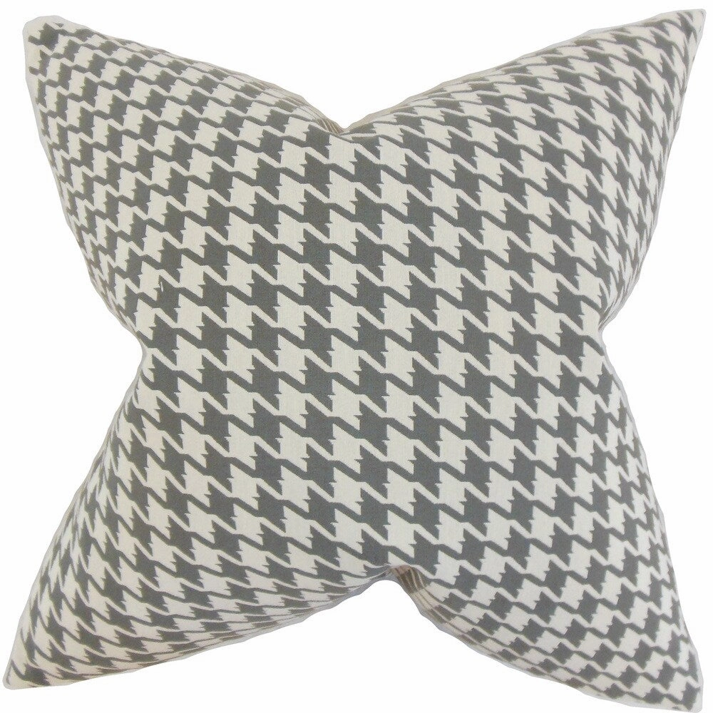 Presley Houndstooth Euro Sham Mineral pillowcases,cotton pillow covers,bed linen