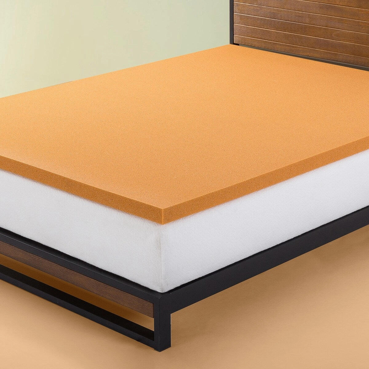 Priage by ZINUS 2 Inch Copper Cooling Memory Foam Mattress Topper