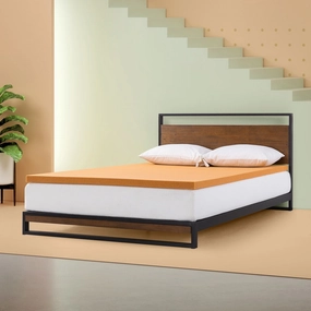 Priage by ZINUS 2 Inch Copper Cooling Memory Foam Mattress Topper mattress pads,mattress topper,bed protection