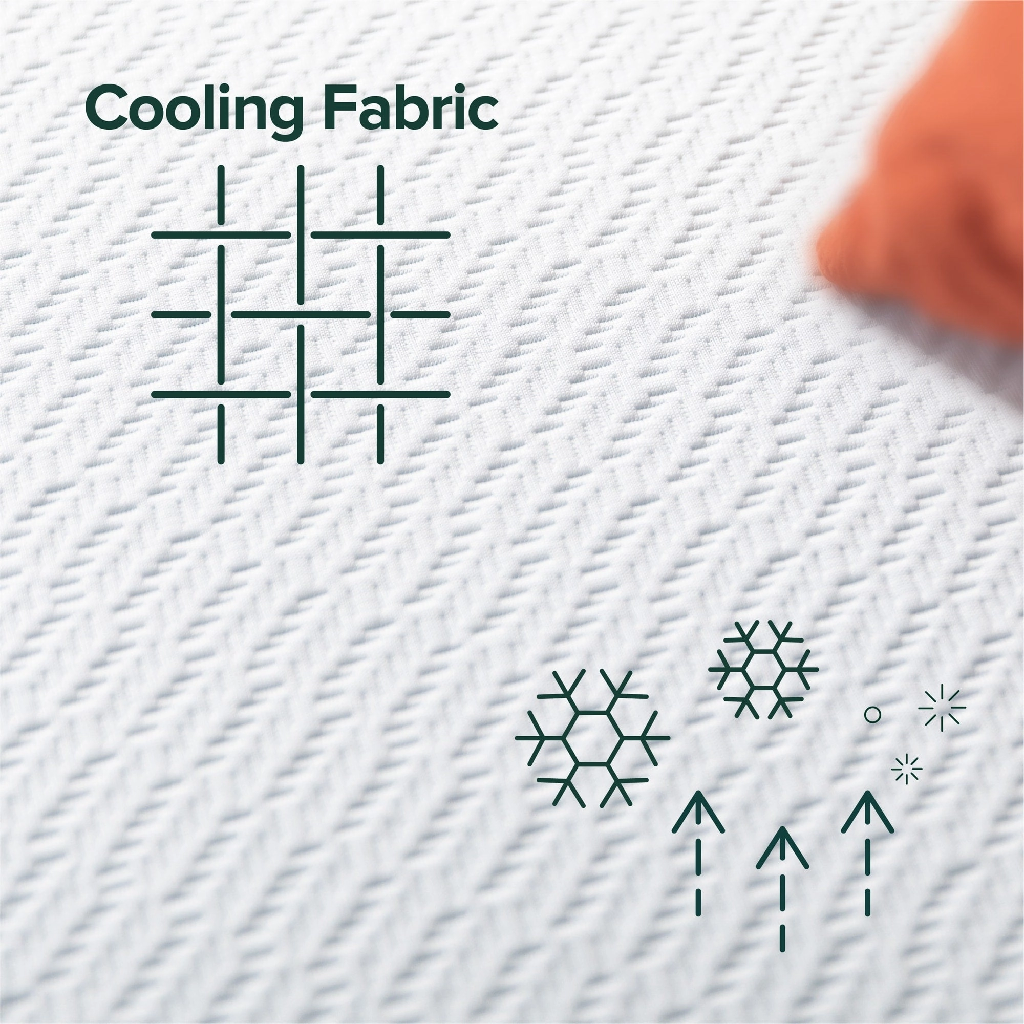 Priage by ZINUS 2 Inch Ultra Cooling Gel Memory Foam Mattress Topper with Cooling Cover - White