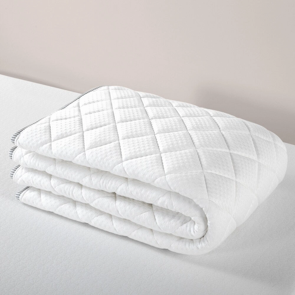 Priage by ZINUS Quilted Mattress Cover for Mattresses 8 Inches and under