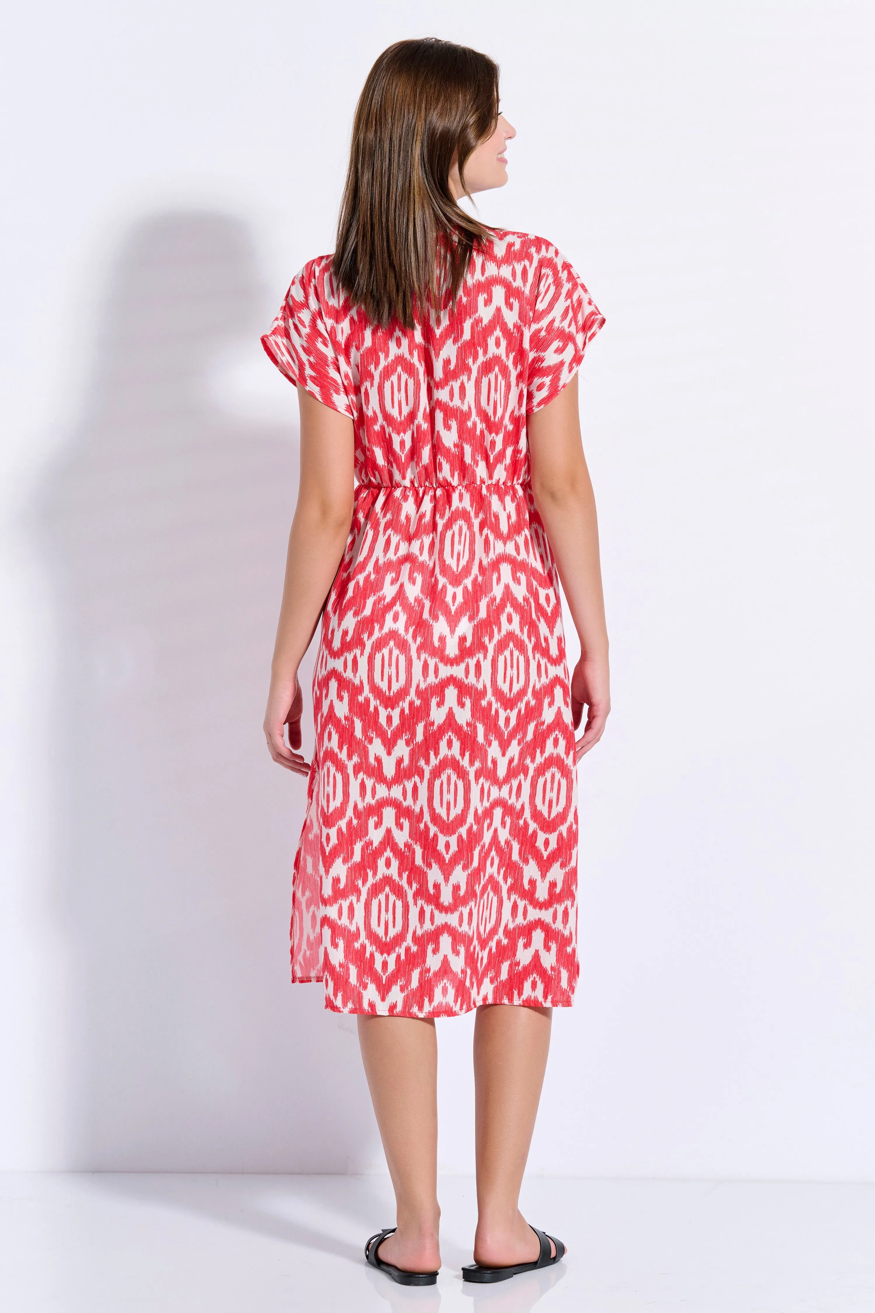 Printed Sequin Kimono (8085)