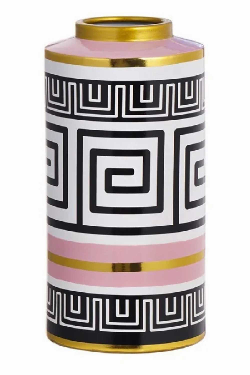 Printed Cylindrical Vase | OROA Leora