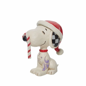 Products Jim Shore Peanuts Snoopy Glitter Candy Cane Mini Decorative Mirror,Home Decor Mirror
