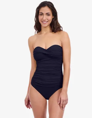 Profile Tutti Frutti Bandeau Swimsuit - Black