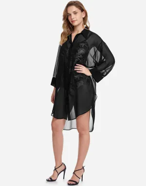 Profile Tutti Frutti Beach Shirt - Black
