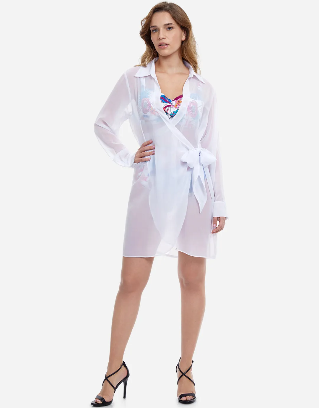 Profile Tutti Frutti Beach Wrap - White