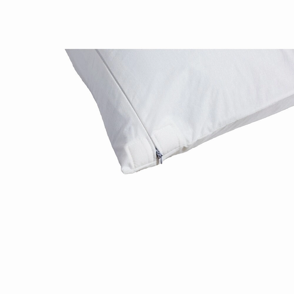 Protect-A-Bed ALLERZIP Smooth STANDARD Pillow Encasement 4 PACK - White