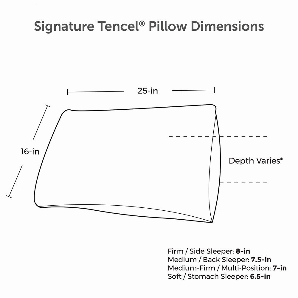 Protect-A-Bed SIGNATURE SIDE SLEEPER Pillow - White