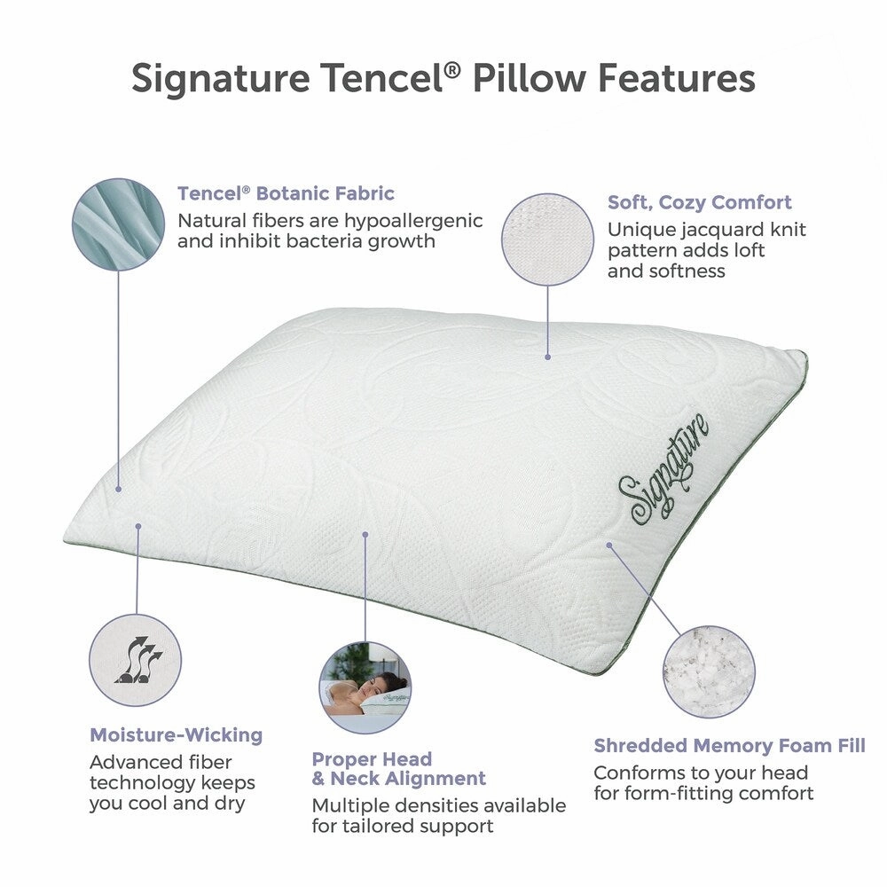 Protect-A-Bed SIGNATURE SIDE SLEEPER Pillow - White