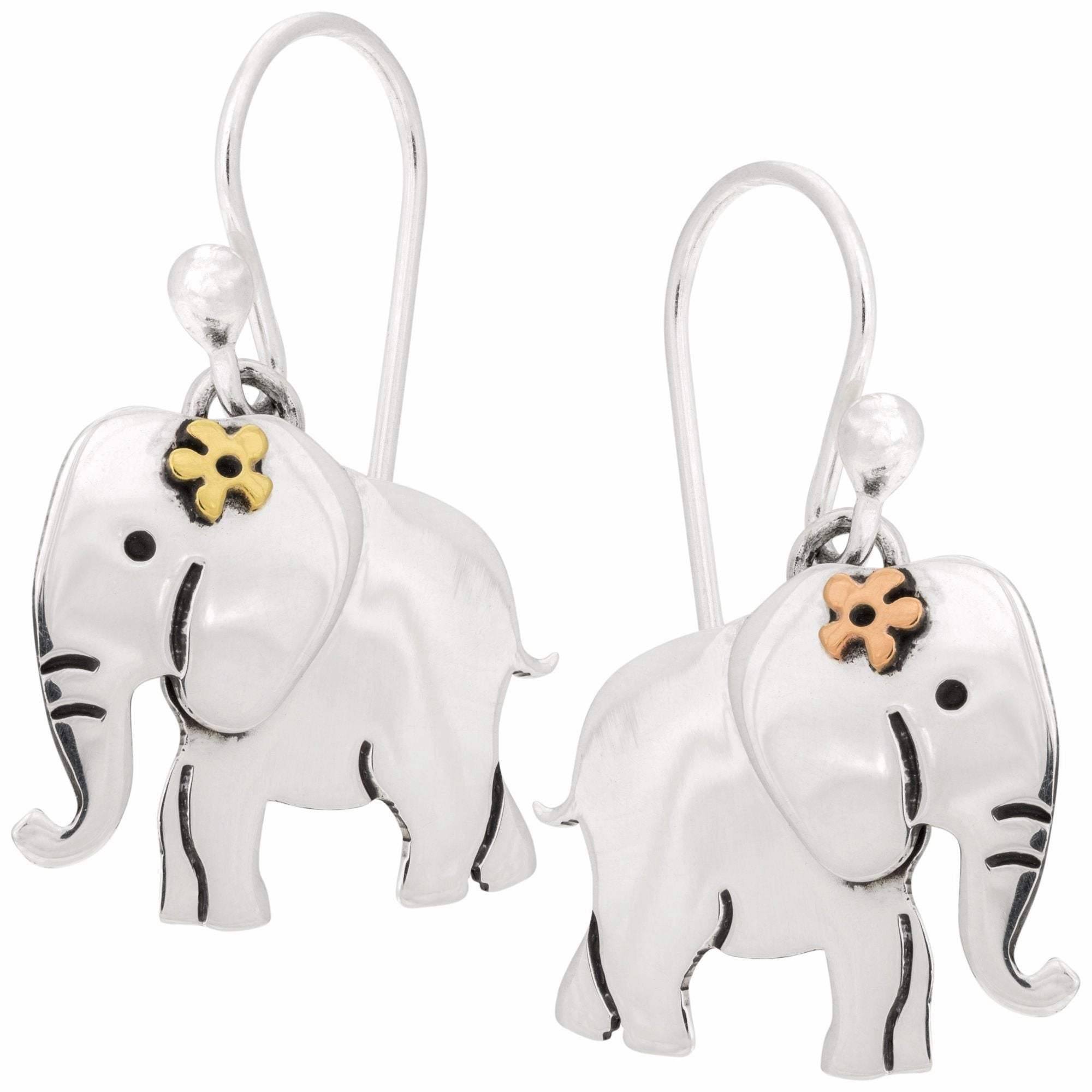 Proud Elephants Sterling Earrings