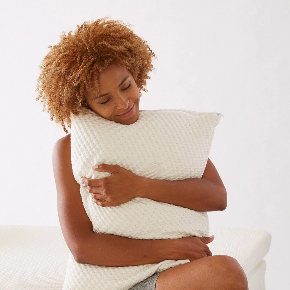 Pure Talalay Bliss Shapeable High Profile Pillow With Cooling Cover