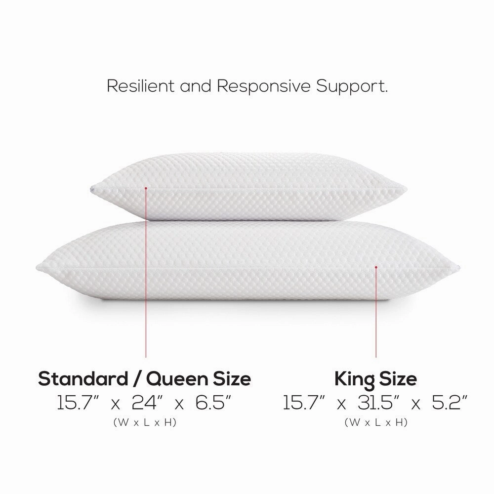 Pure Talalay Bliss Shapeable High Profile Pillow With Cooling Cover