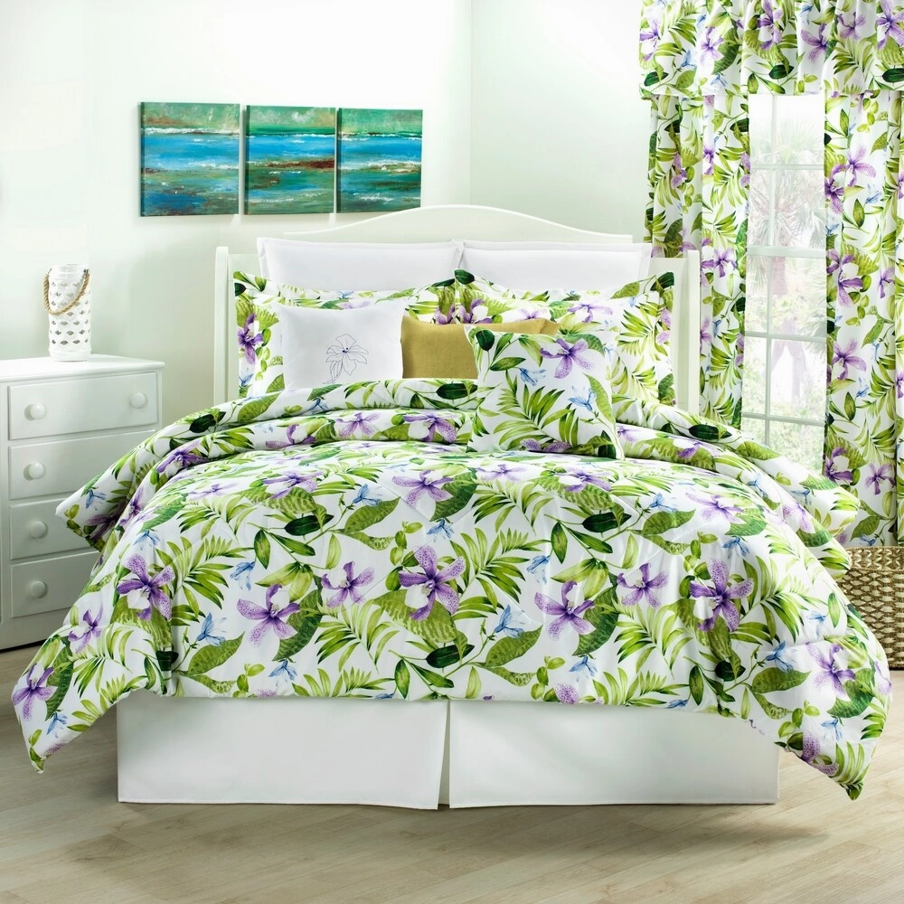 Purple tiger Lily Montego Bay sham pillowcases,cotton pillow covers,bed linen