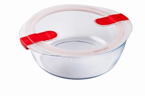 Pyrex Round Dish With Lid 2.3L Kitchen Accessories,kitchen counter accessories