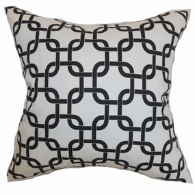 Qishn Geometric Euro Sham White Black Twill pillowcases,cotton pillow covers,bed linen