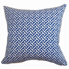 Quentin Geometric Euro Sham Blueberry pillowcases,cotton pillow covers,bed linen