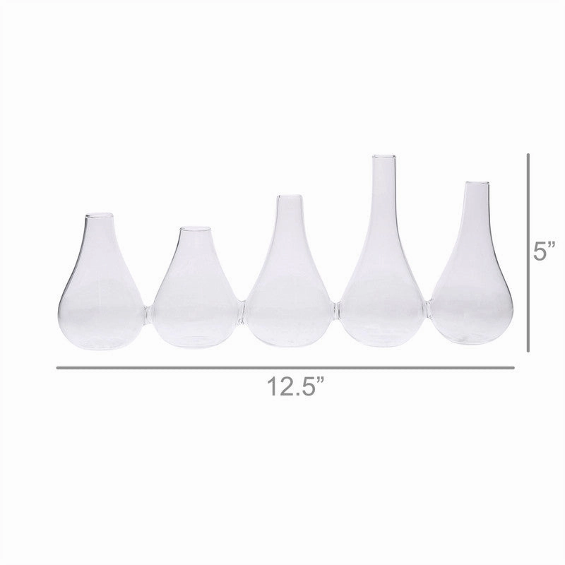 Quintet Glass Vase - Lrg