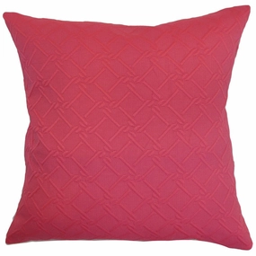 Rafai Solid Euro Sham Pink pillowcases,cotton pillow covers,bed linen