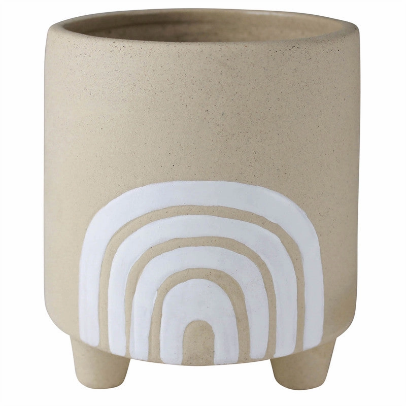 Rainbow Pot, Ceramic, Natural - LRG Vase,Ceramic Vase