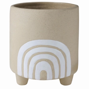 Rainbow Pot, Ceramic, Natural - LRG Vase,Ceramic Vase