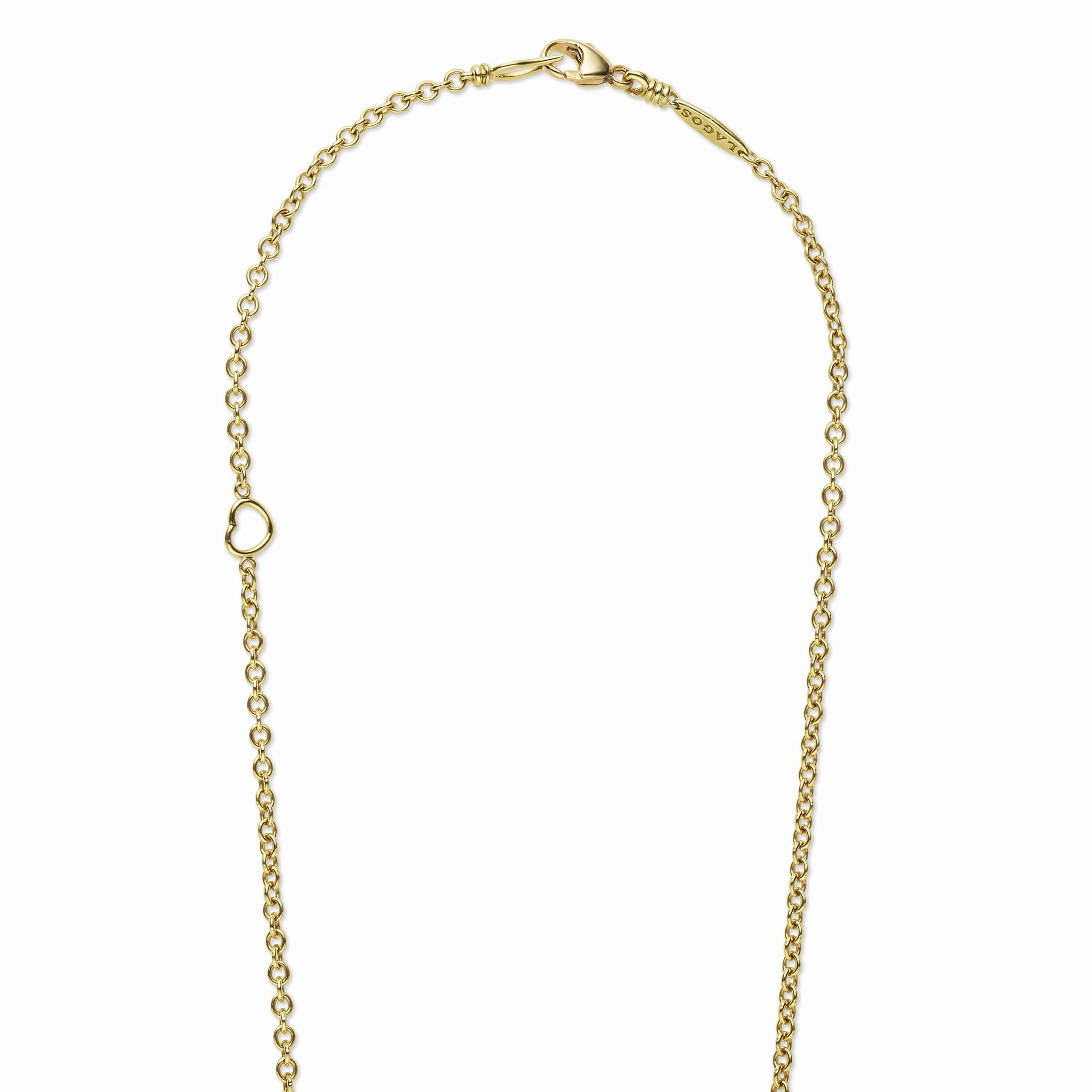 Rare Wonders 18K Gold Golf Karat Pendant Necklace
