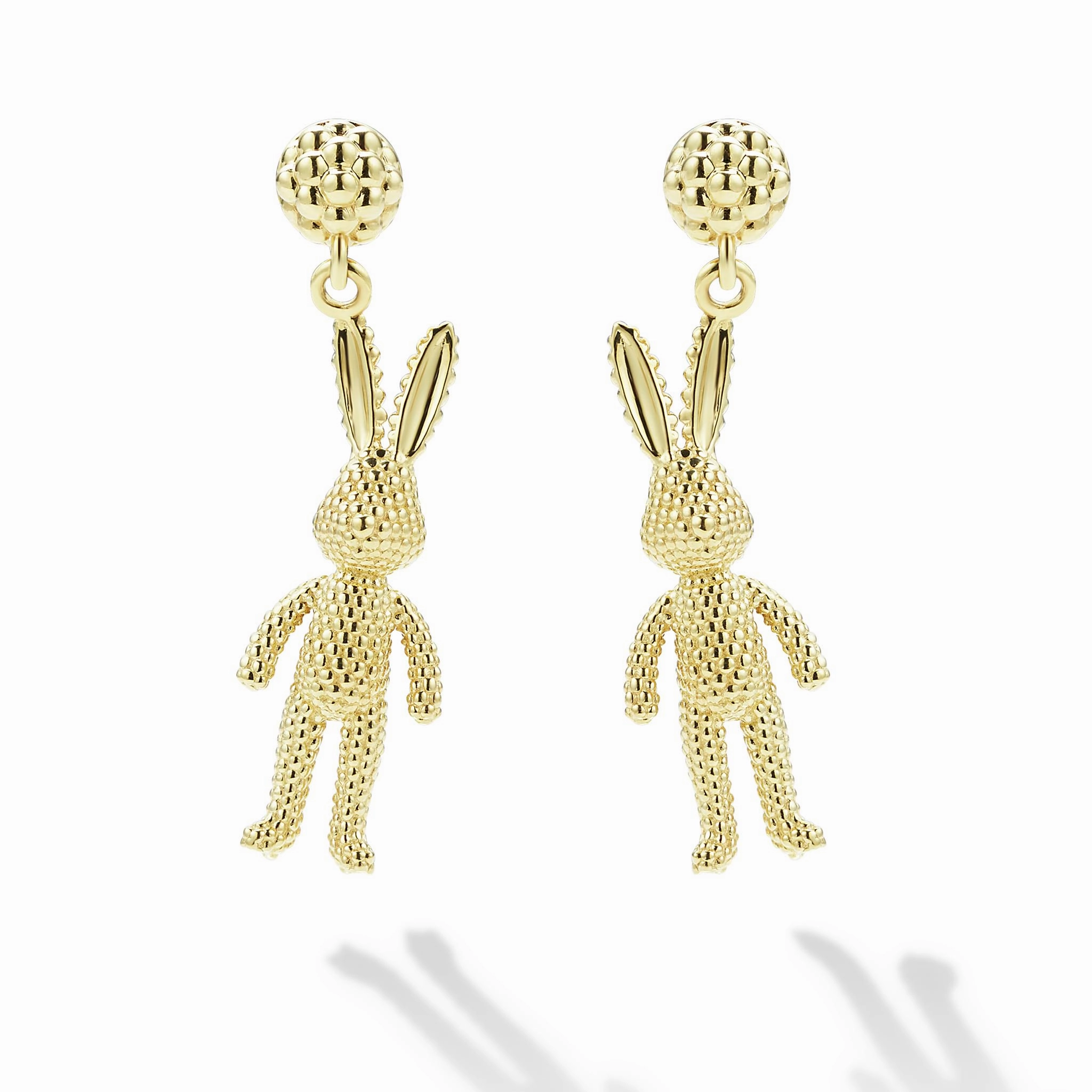 Rare Wonders Petite 18K Gold Karat Drop Earrings