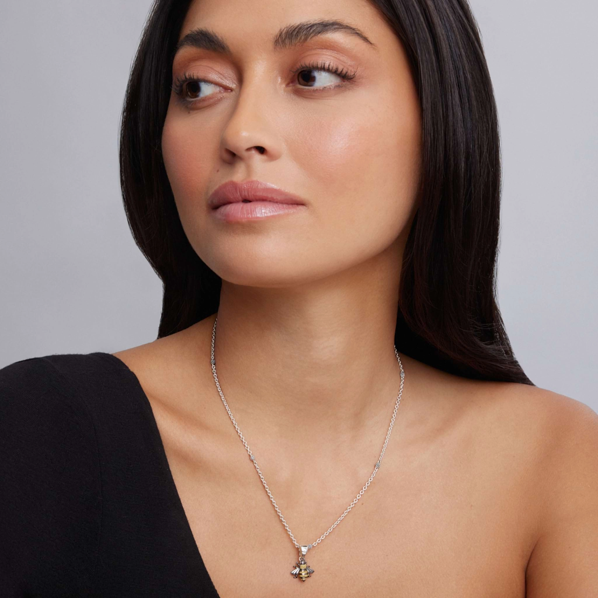 Rare Wonders Small Honeybee Necklace