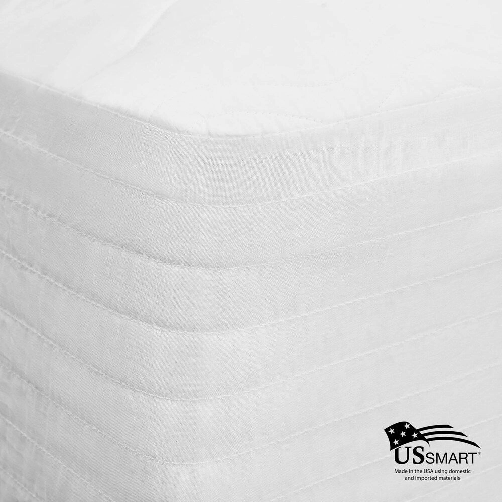 RED LAND COTTON Classic White All Cotton Mattress Pad