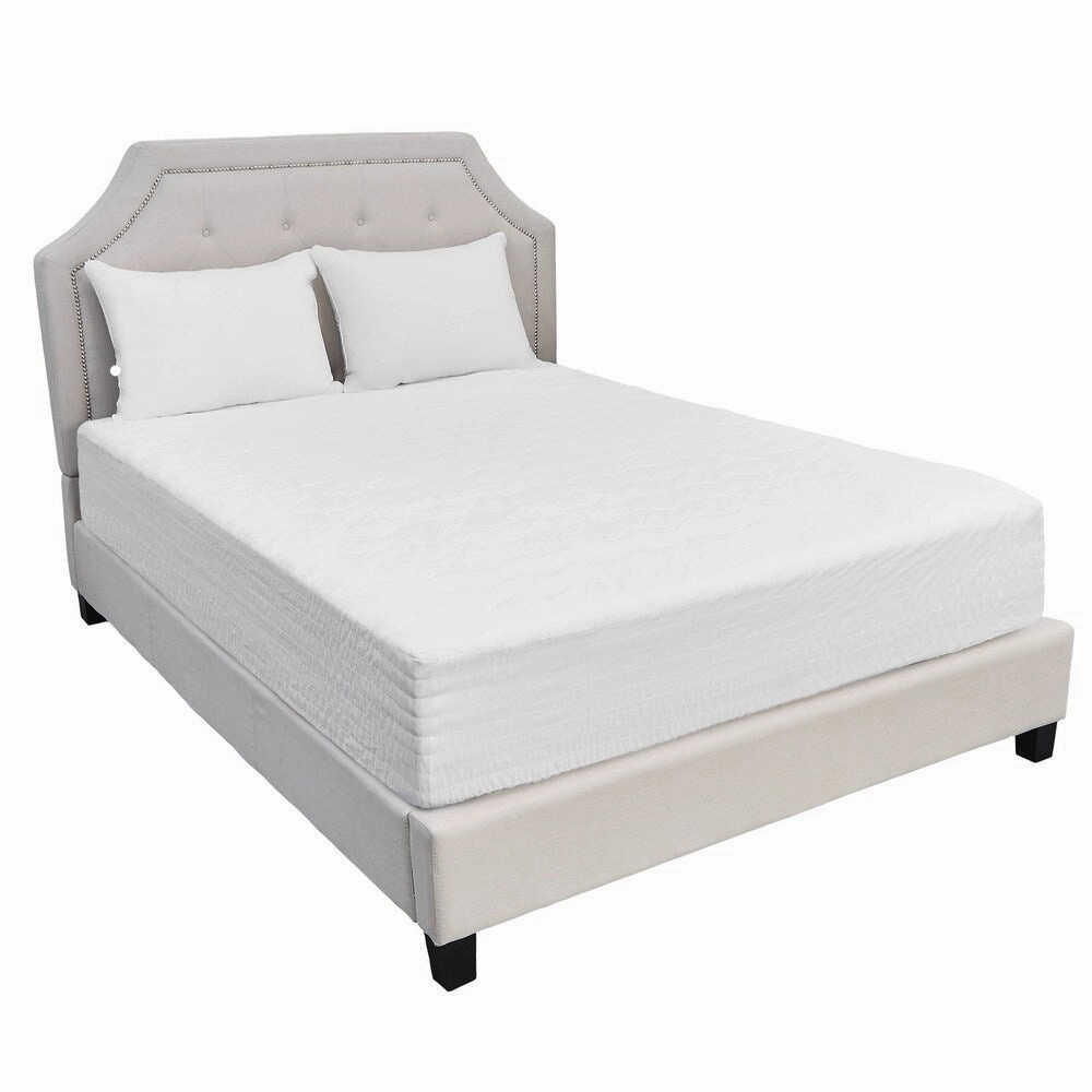 RED LAND COTTON Classic White All Cotton Mattress Pad