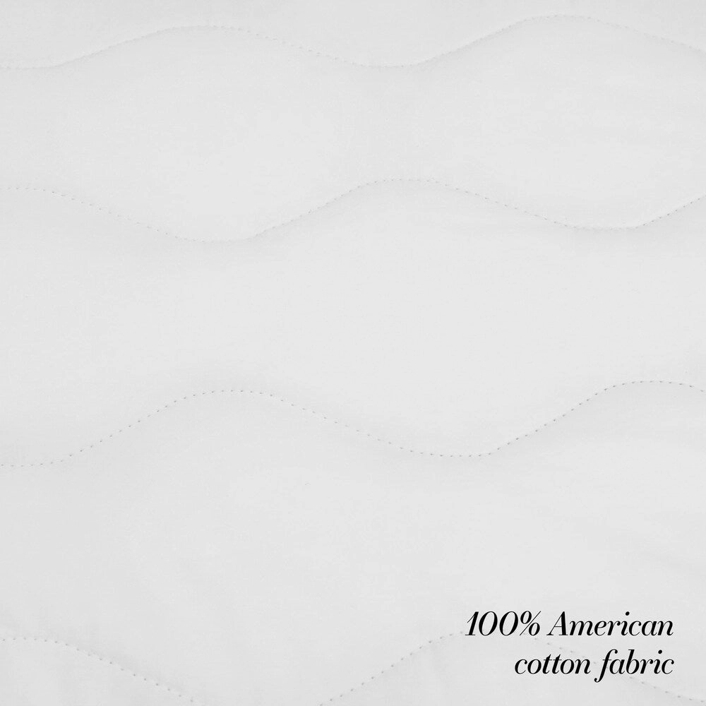 RED LAND COTTON Classic White All Cotton Mattress Pad