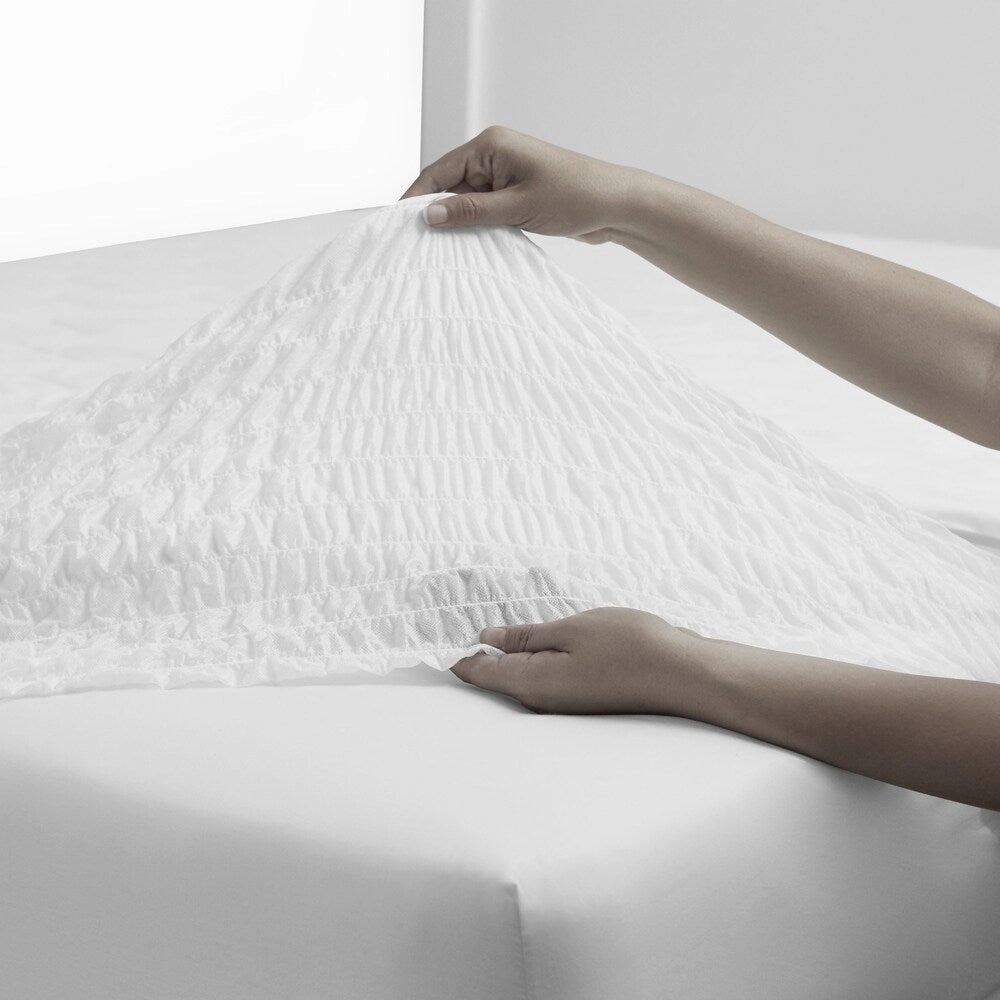 RED LAND COTTON Classic White All Cotton Mattress Pad