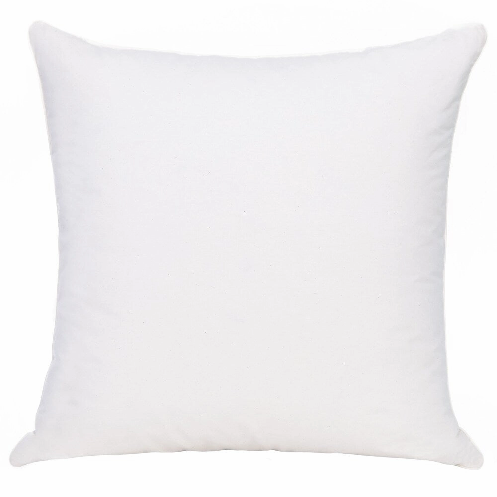 RED LAND COTTON Madeline Gray Down Alternative Euro Pillow - White pillows,bed pillow,sleeping cushion