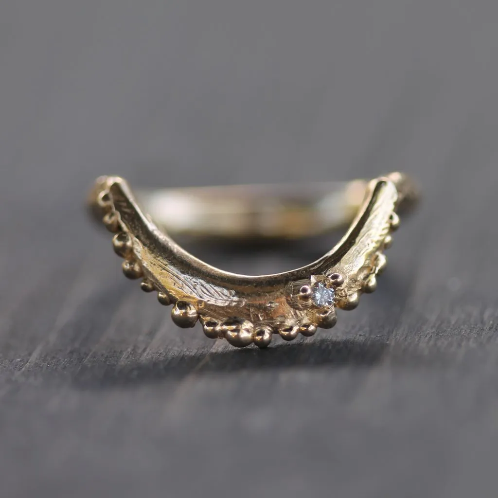 Reef Moon Diamond Ring